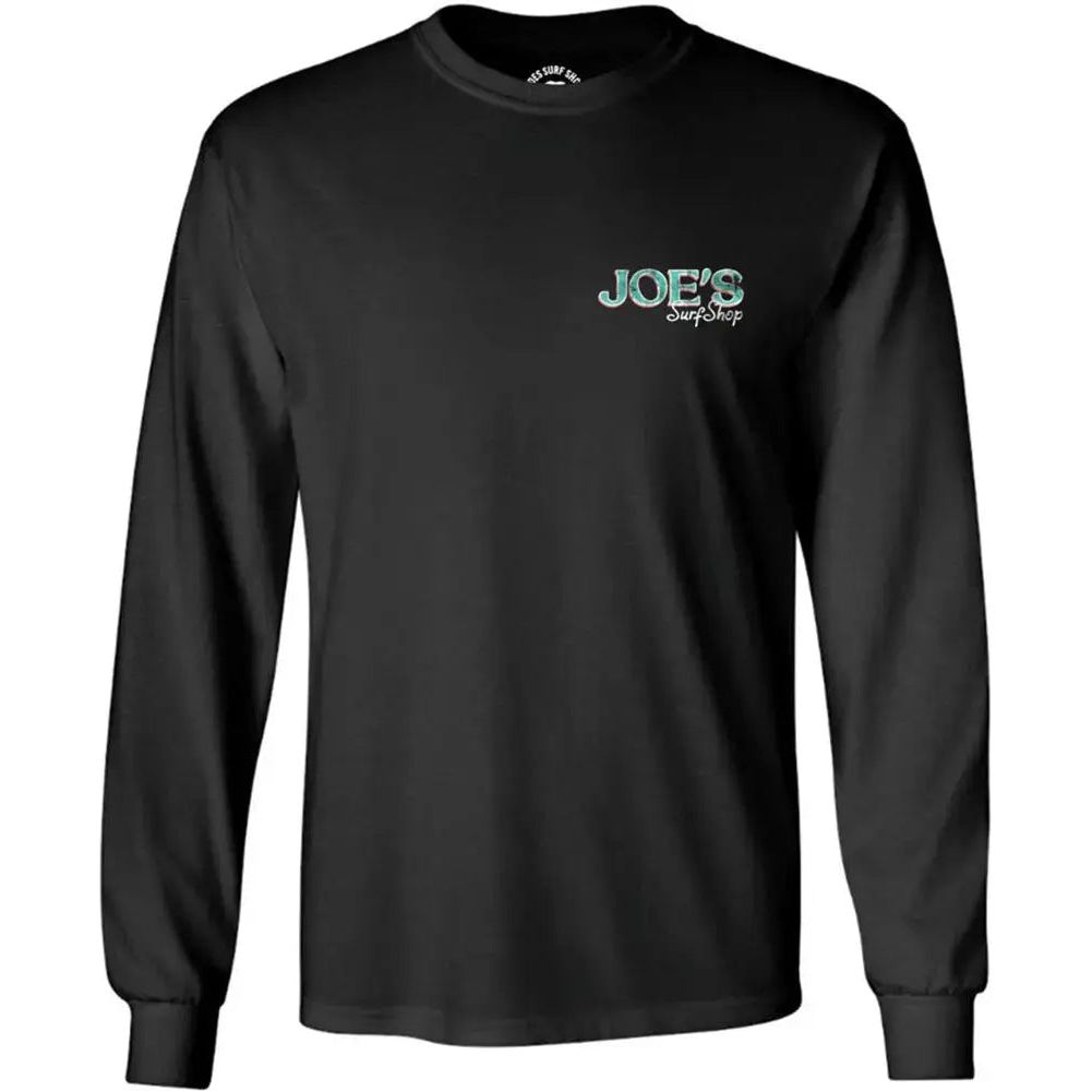 Joe's Surf Shop Flamingo Logo Youth Long Sleeve Tee