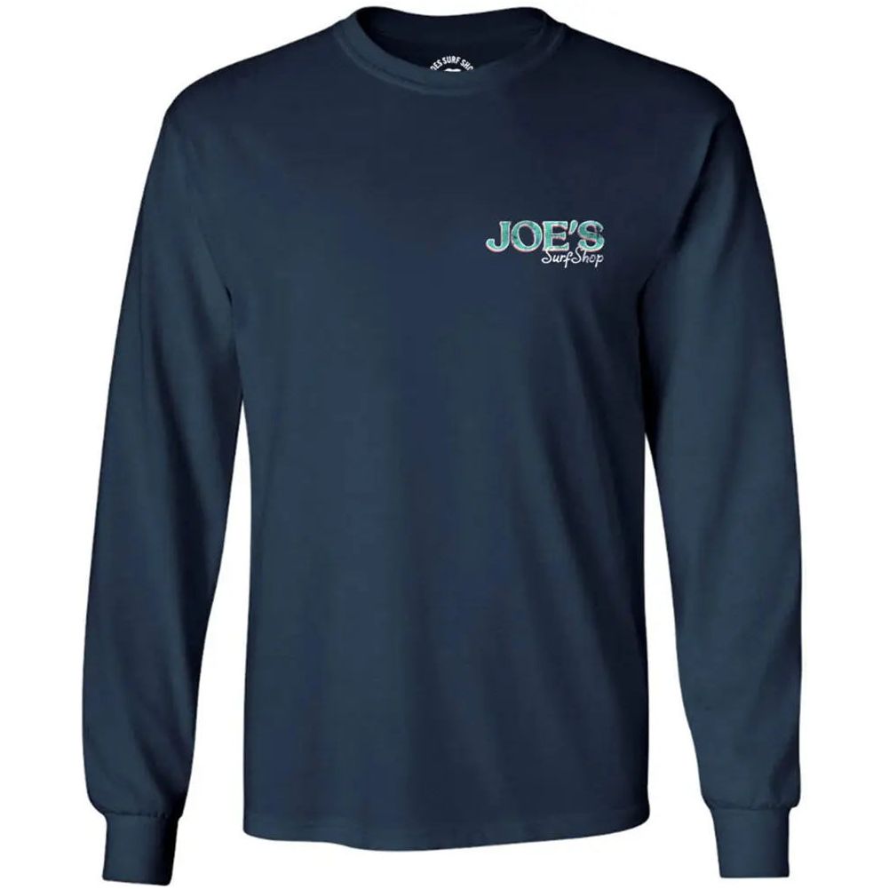 Joe's Surf Shop Flamingo Logo Youth Long Sleeve Tee