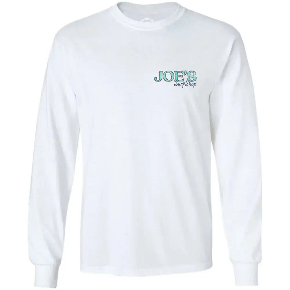 Joe's Surf Shop Flamingo Logo Youth Long Sleeve Tee