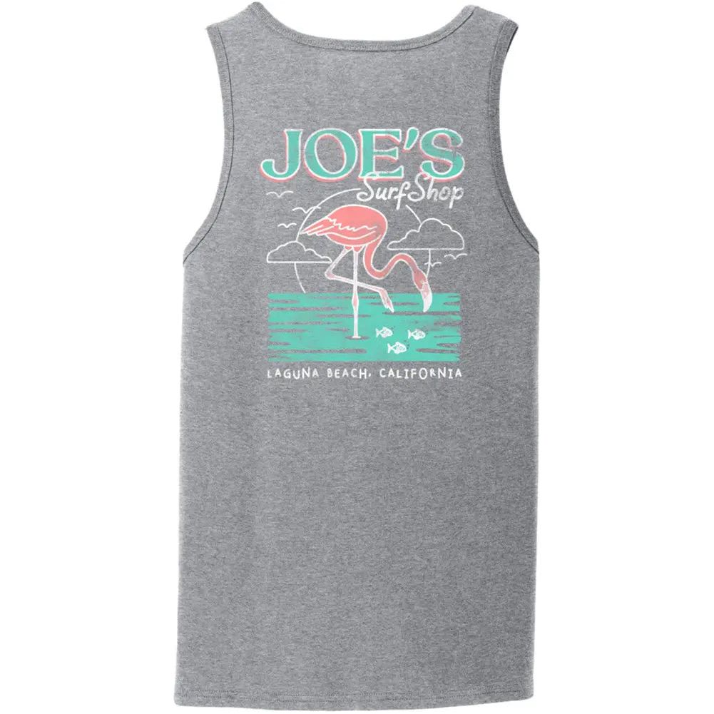 Joe's Surf Shop Flamingo Beach Tank Top