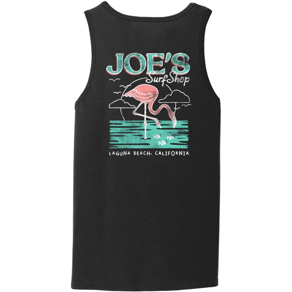 Joe's Surf Shop Flamingo Beach Tank Top