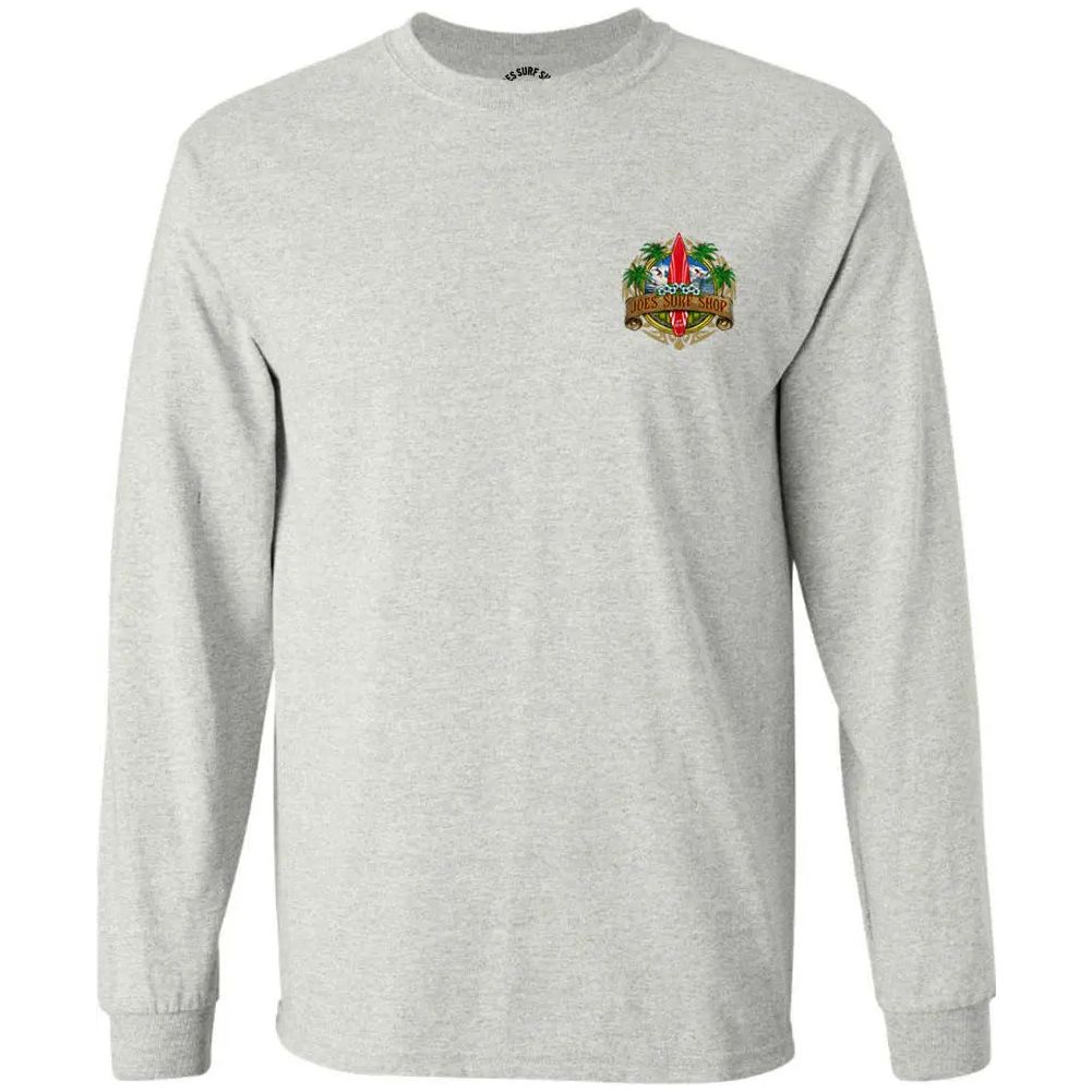 Joe's Surf Shop Longboard Youth Long Sleeve Tee