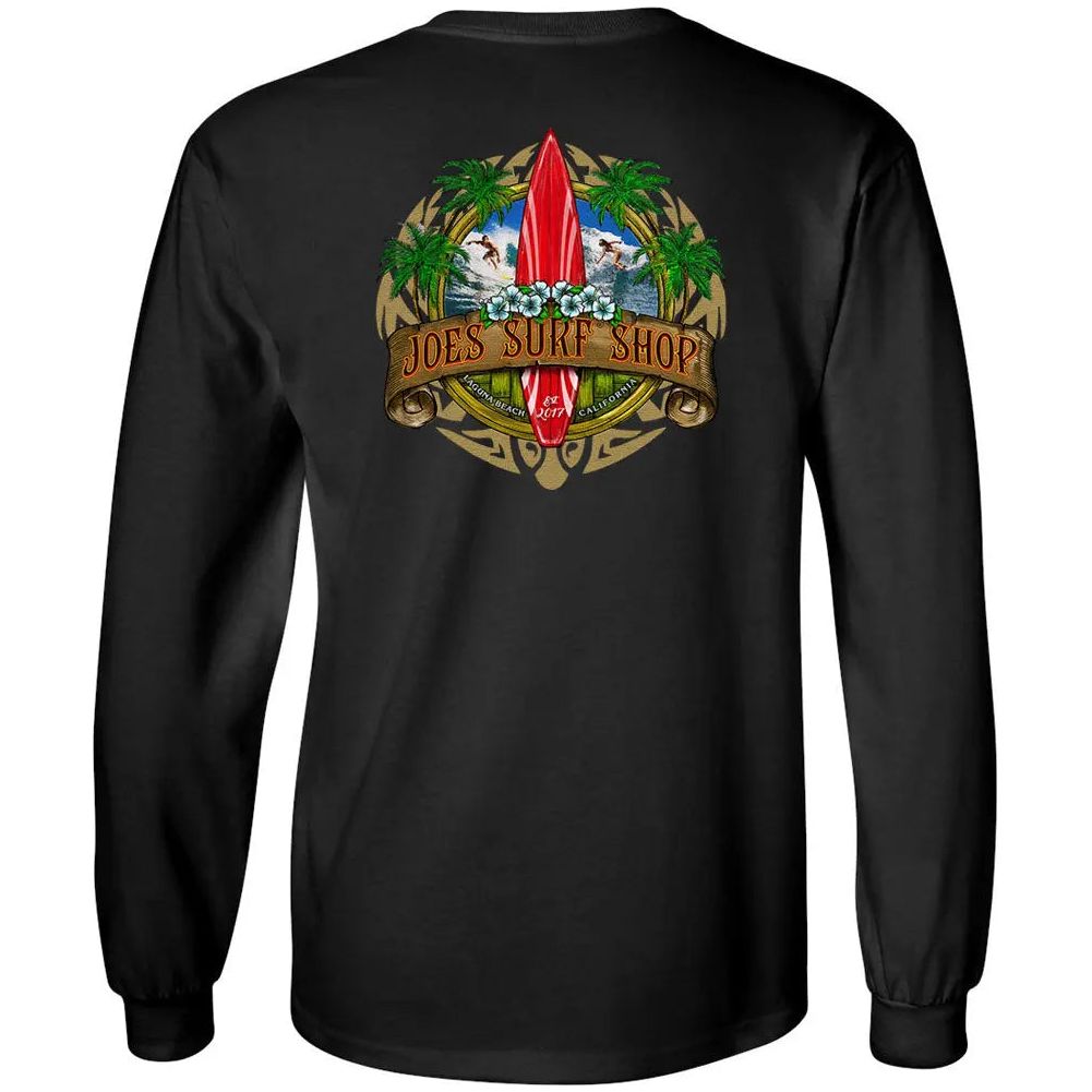 Joe's Surf Shop Longboard Youth Long Sleeve Tee