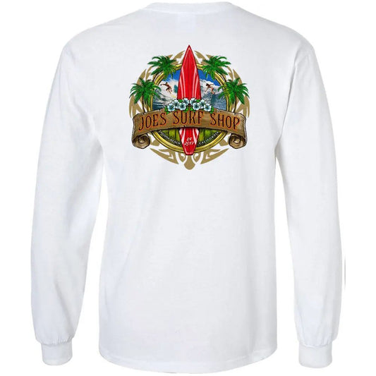 Joe's Surf Shop Longboard Youth Long Sleeve Tee