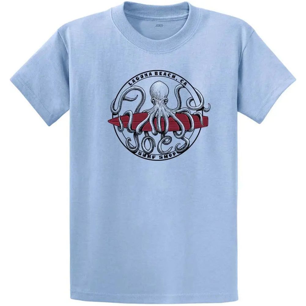 Joe's Surf Shop Octopus Meets Surfboard Youth Graphic Tee