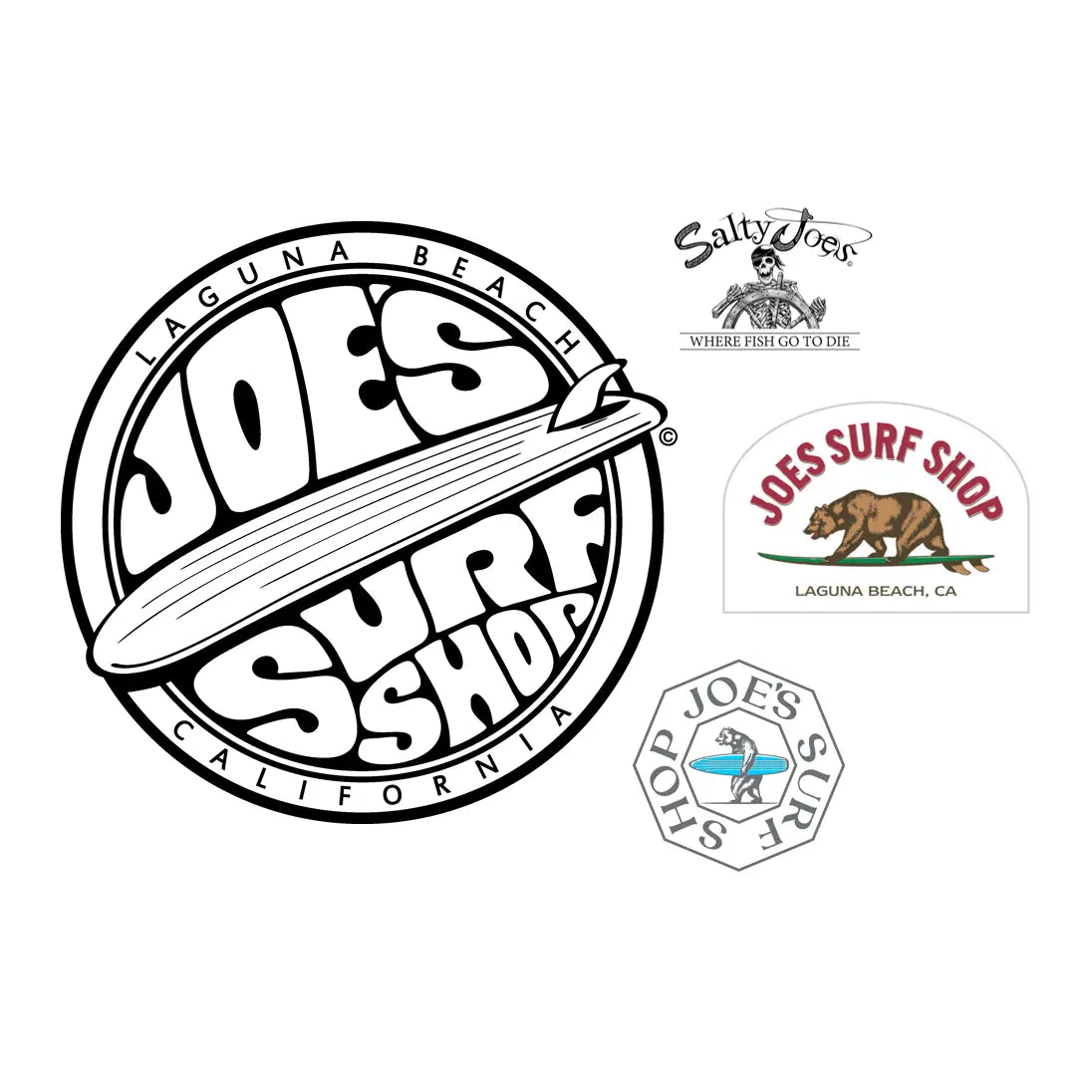 Joe's Surf Shop Sticker Pack