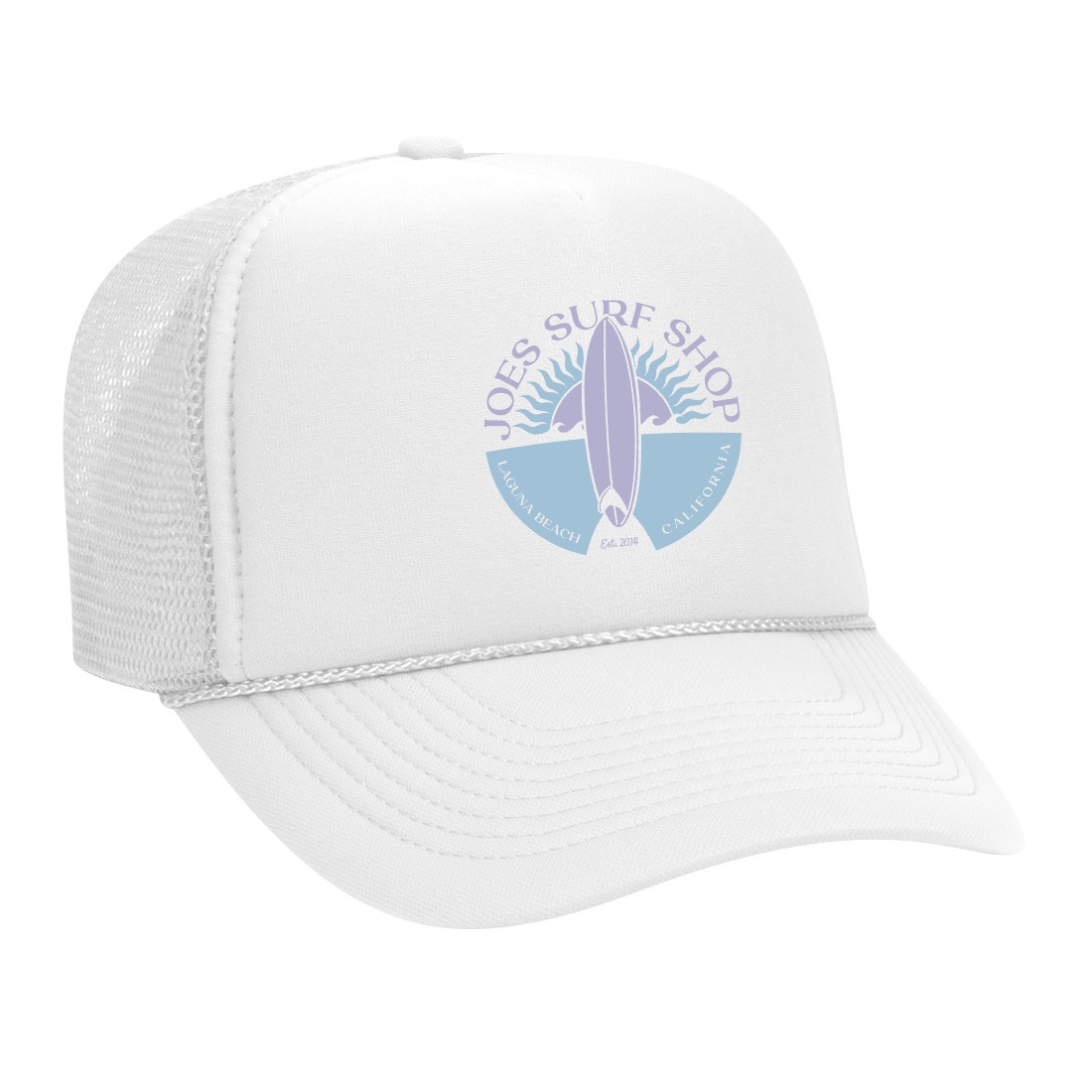 Joe's Surf Shop Sunset Scene Foam Trucker Hat