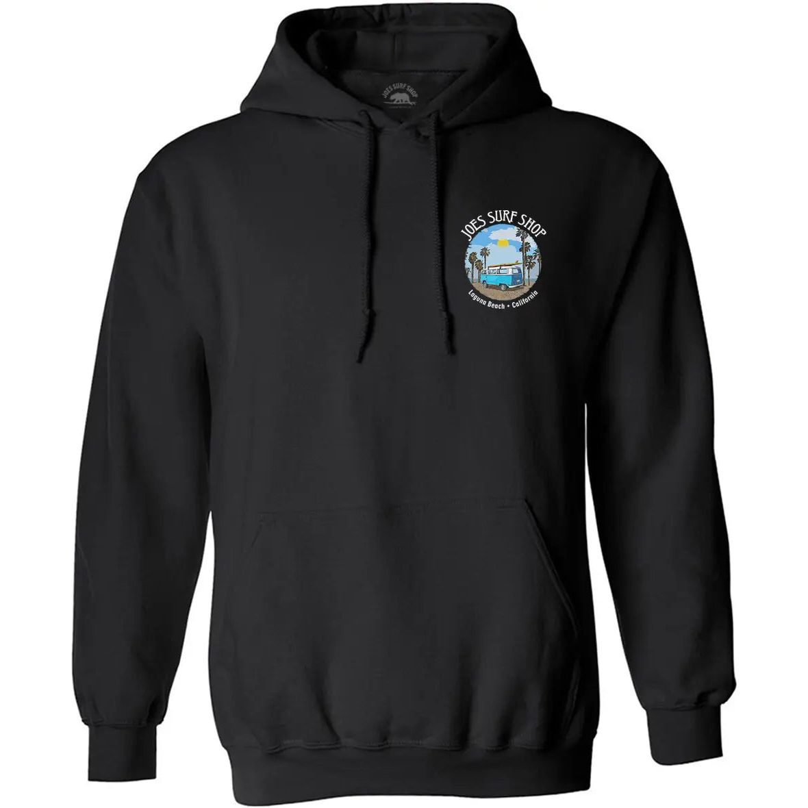 Joe's Surf Shop Surf Bus Beach Hoodie