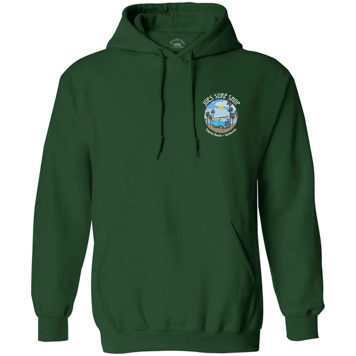 Joe's Surf Shop Surf Bus Beach Hoodie