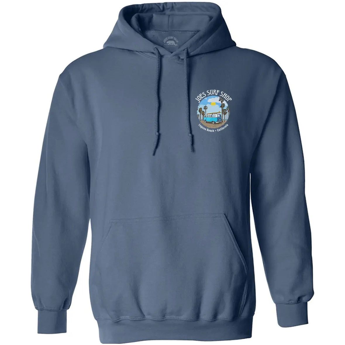 Joe's Surf Shop Surf Bus Beach Hoodie