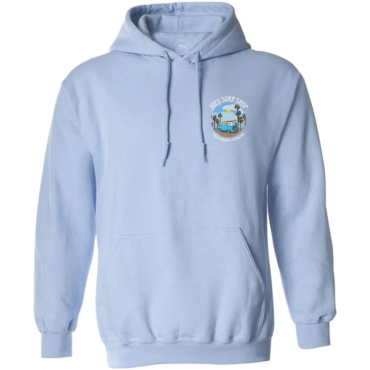 Joe's Surf Shop Surf Bus Beach Hoodie