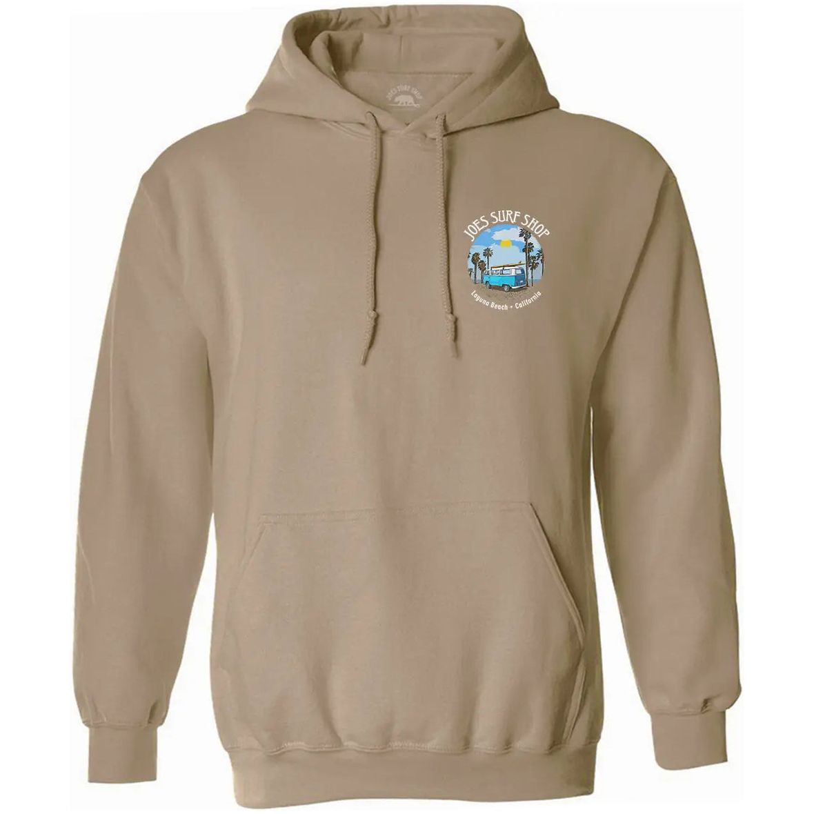 Joe's Surf Shop Surf Bus Beach Hoodie