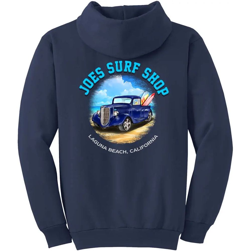 Joe's Surf Shop Surf Truck Pullover Hoodie