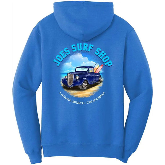 Joe's Surf Shop Surf Truck Pullover Hoodie