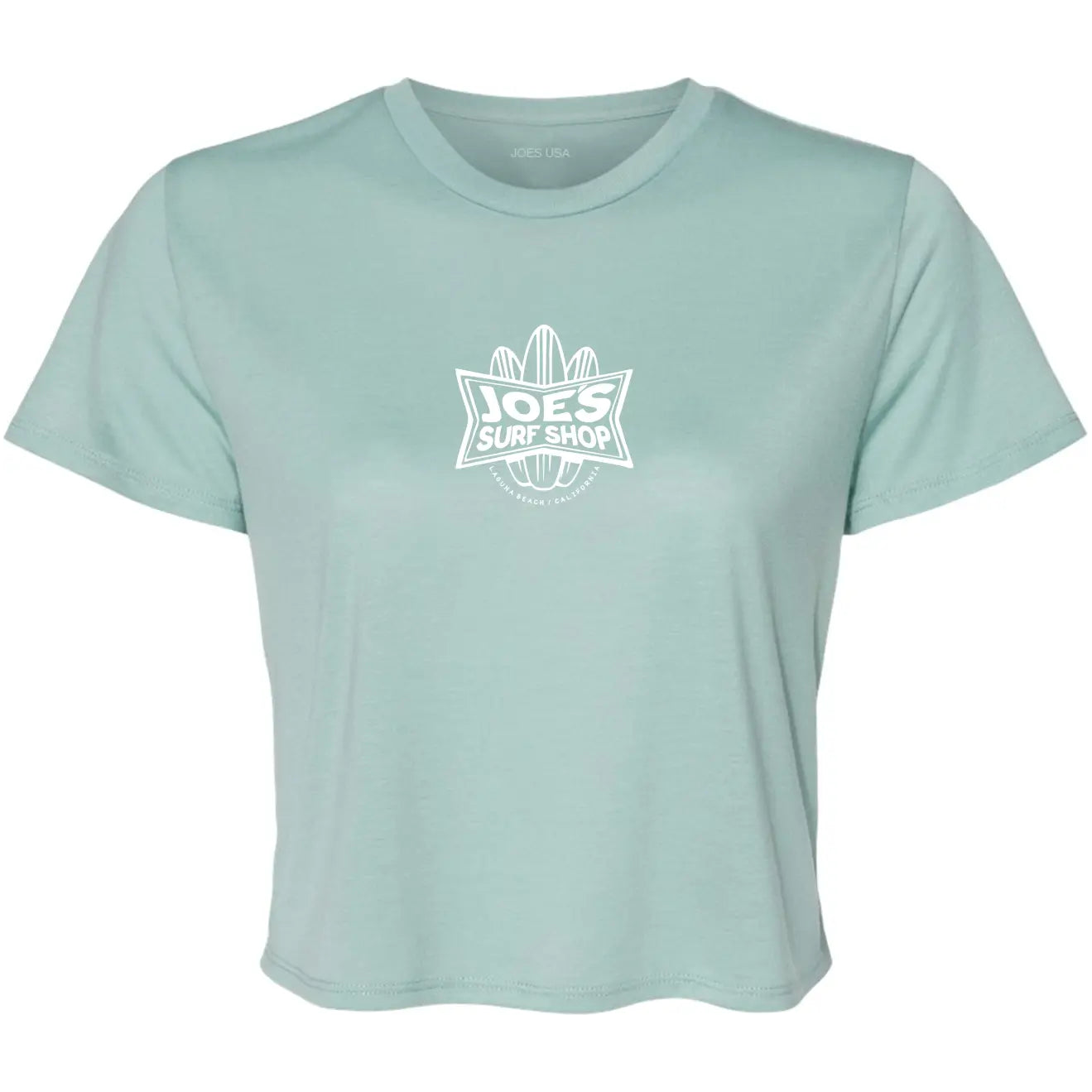 Joe's Surf Shop Surfboards Flowy Crop Tee