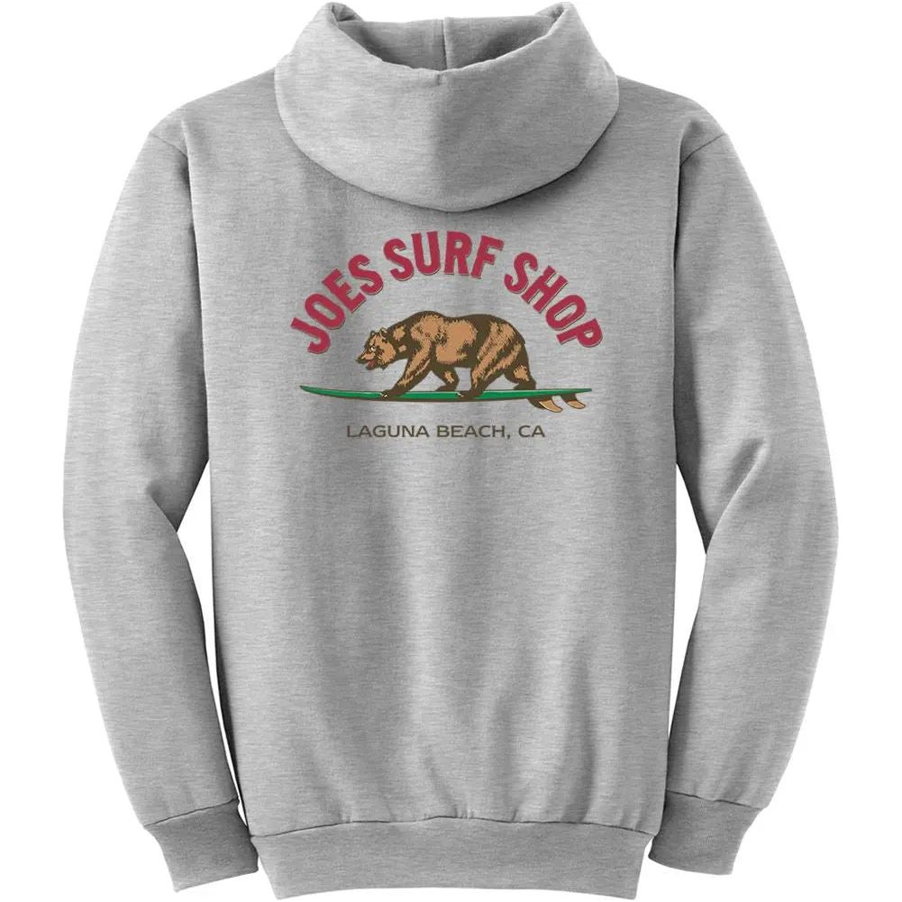 Joe's Surf Shop Surfing Bear Pullover Hoodie