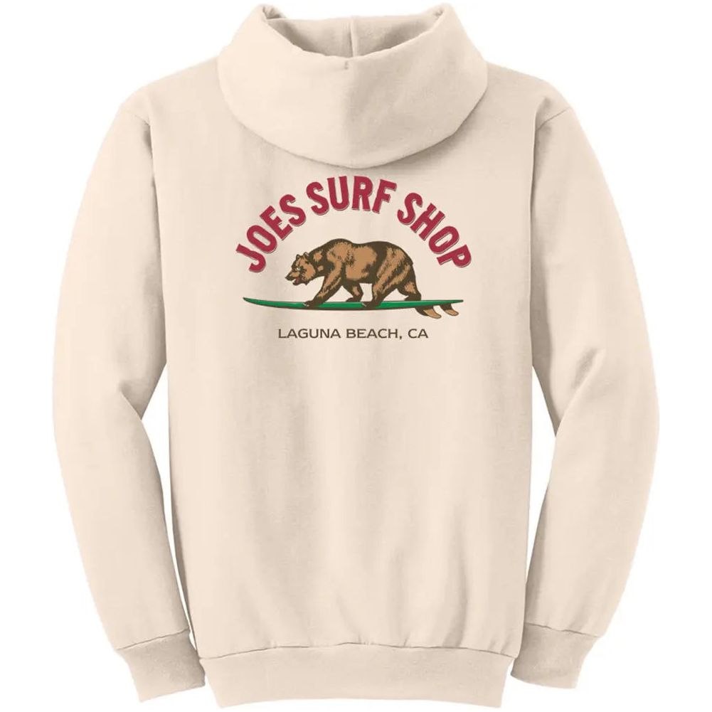 Joe's Surf Shop Surfing Bear Pullover Hoodie