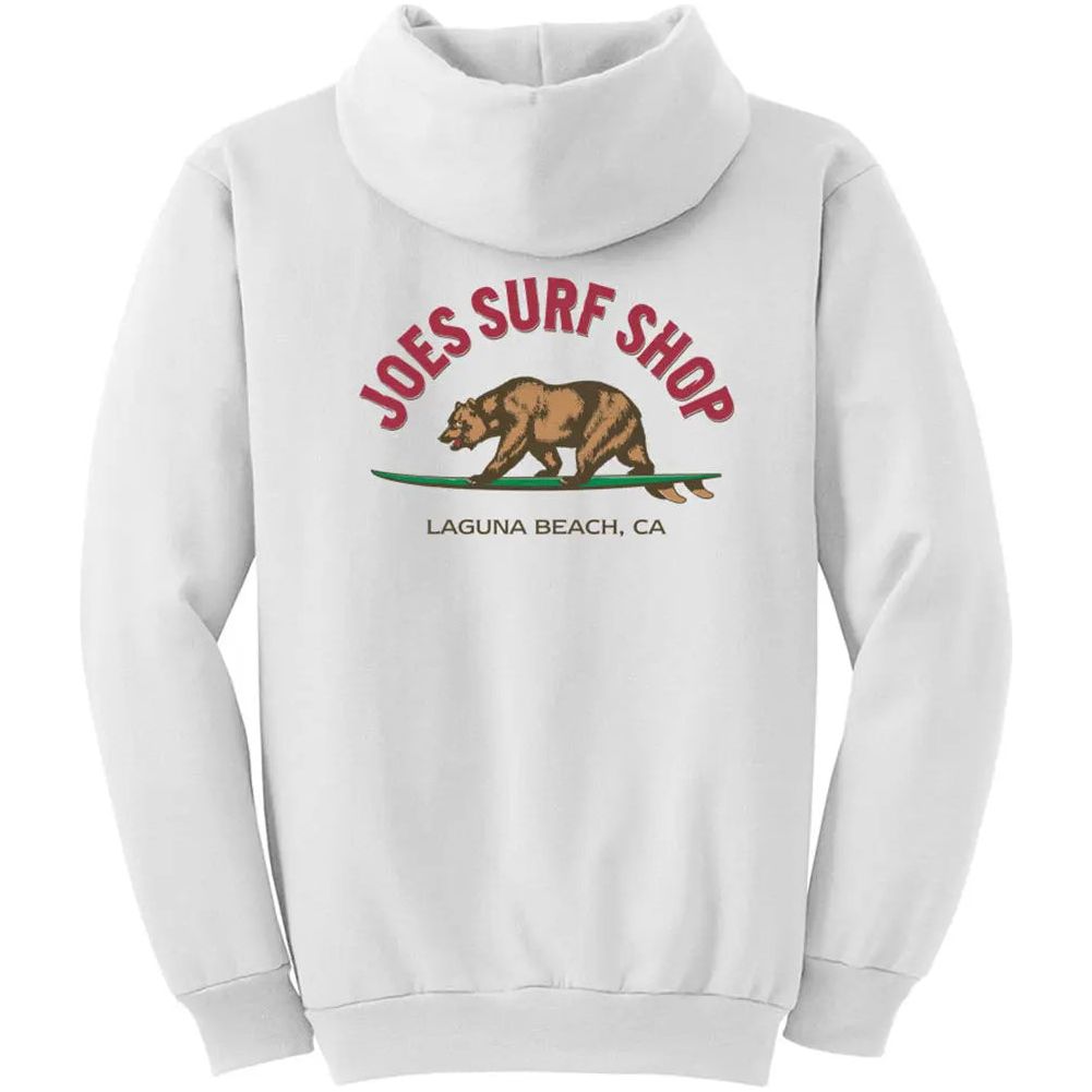 Joe's Surf Shop Surfing Bear Pullover Hoodie