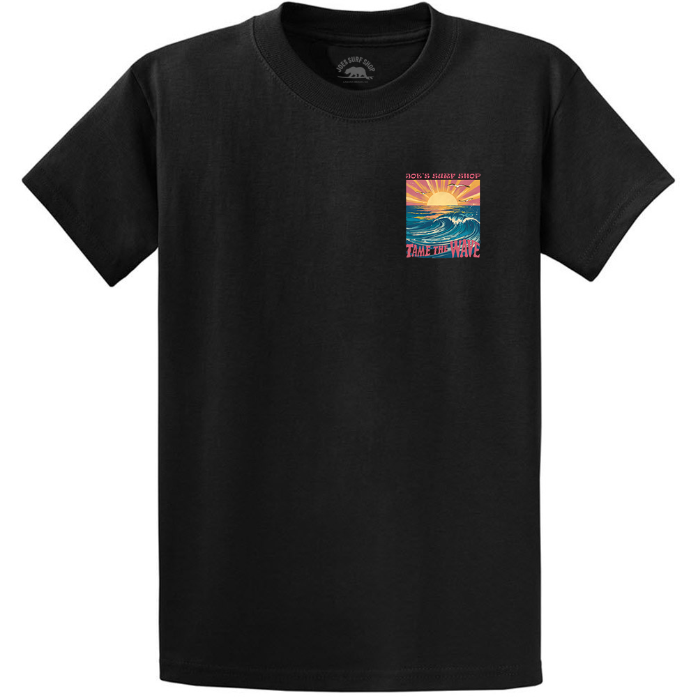 Joe's Surf Shop Tame The Wave Youth T Shirt