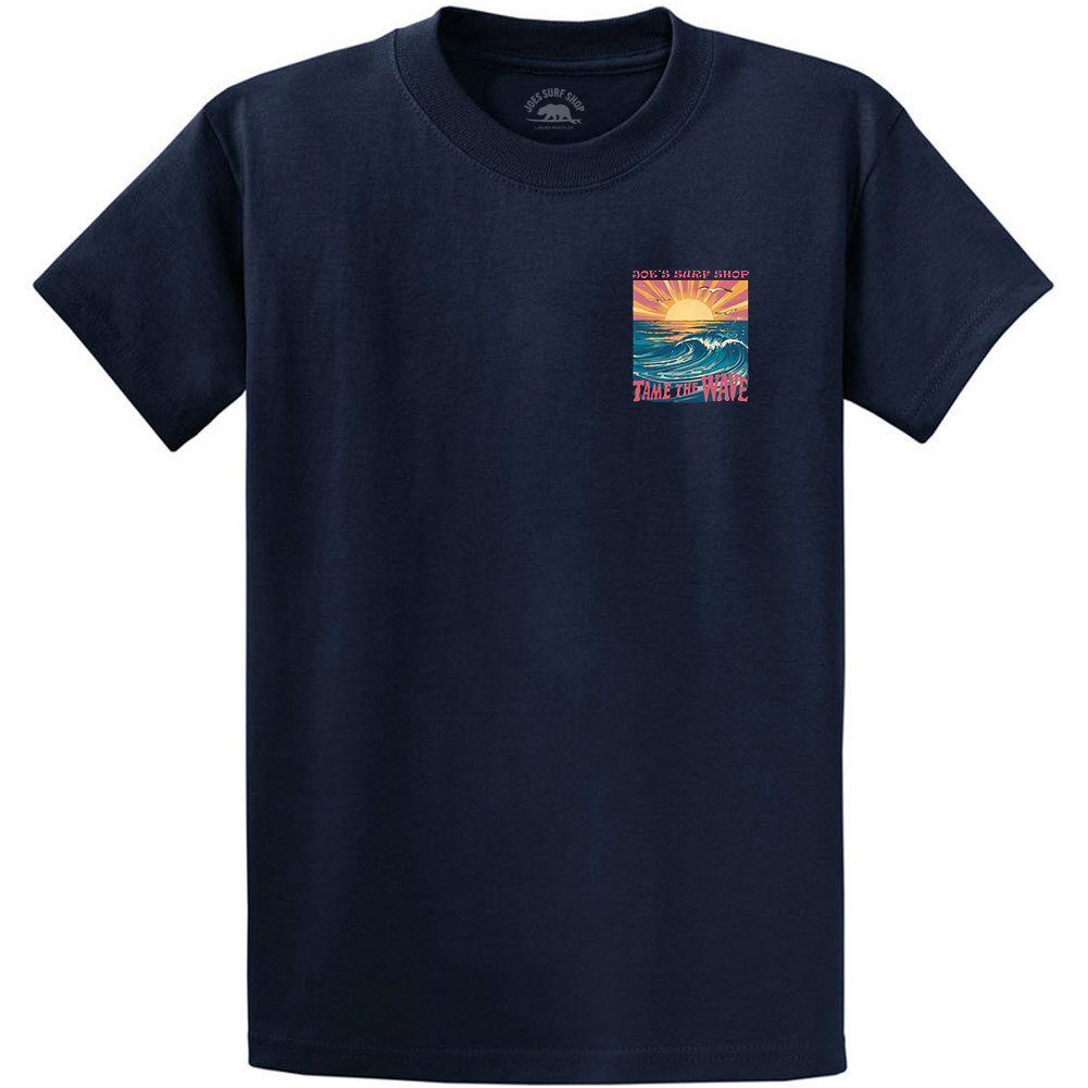 Joe's Surf Shop Tame The Wave Youth T Shirt