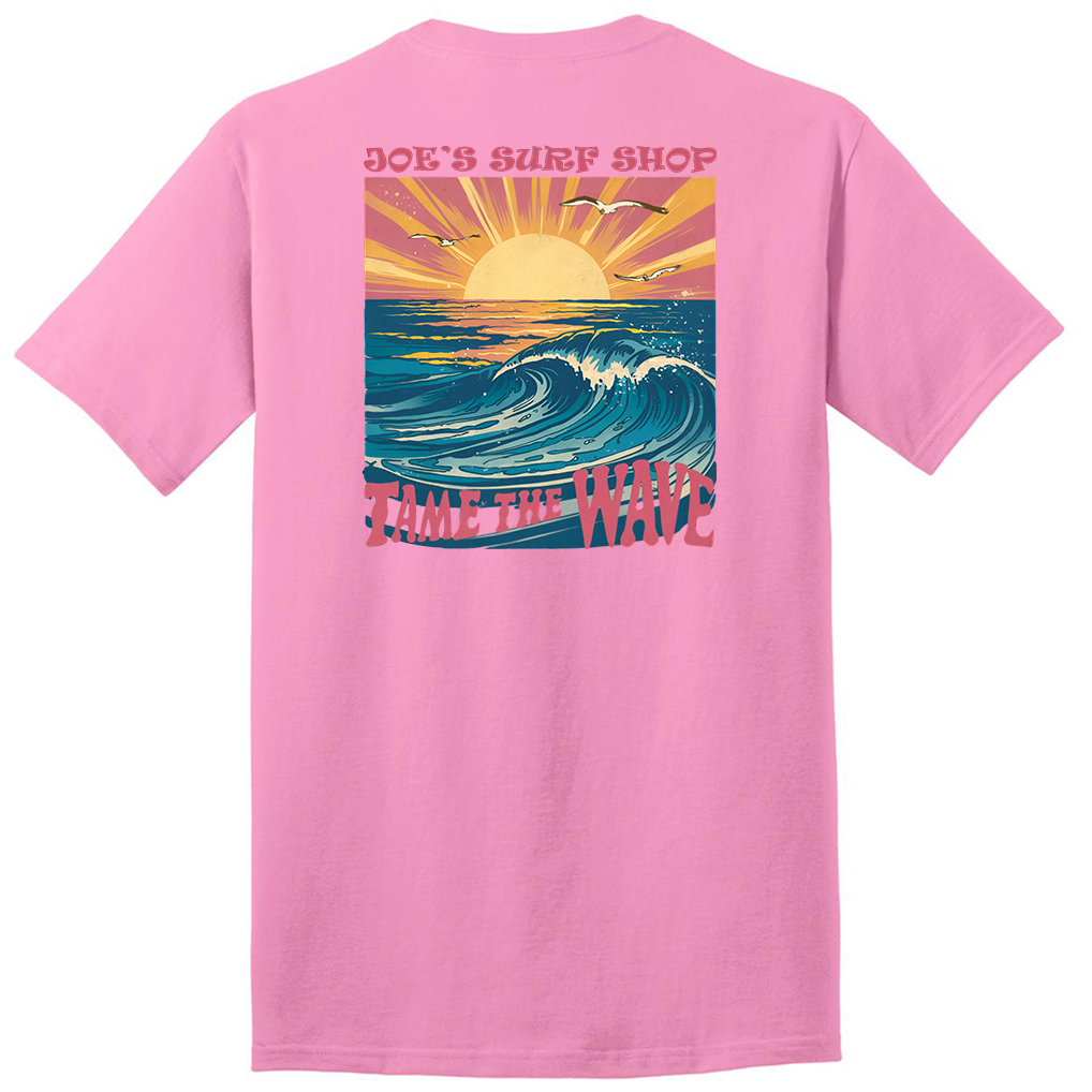 Joe's Surf Shop Tame The Wave Youth T Shirt