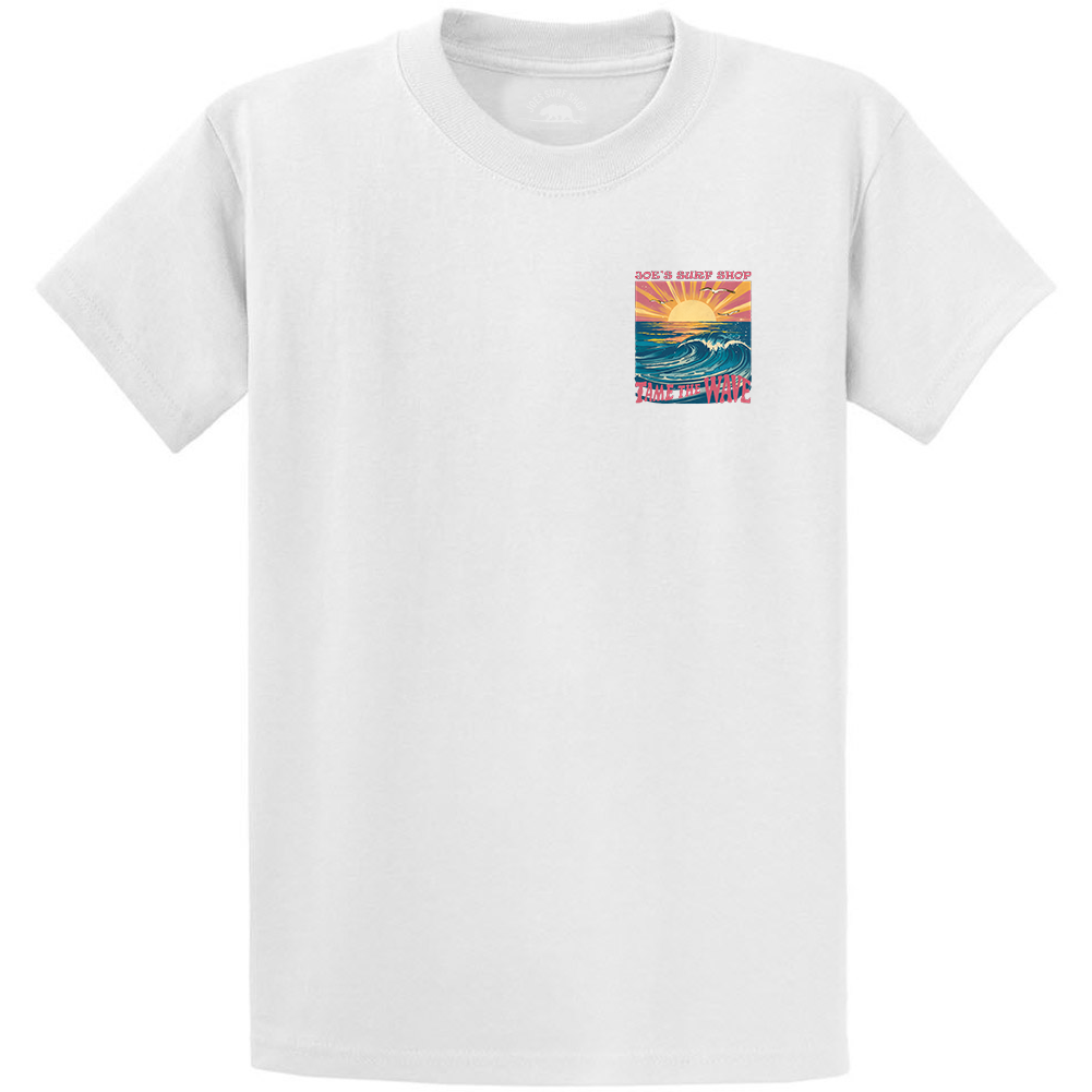 Joe's Surf Shop Tame The Wave Youth T Shirt