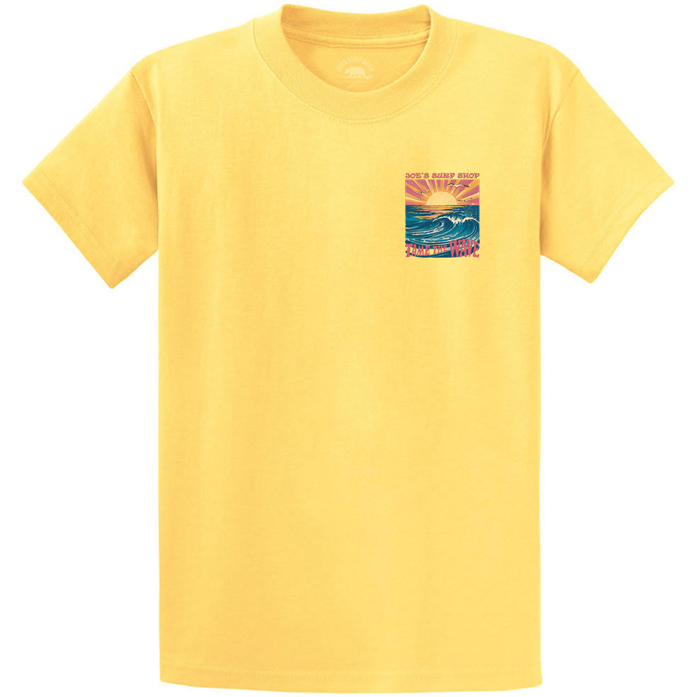 Joe's Surf Shop Tame The Wave Youth T Shirt