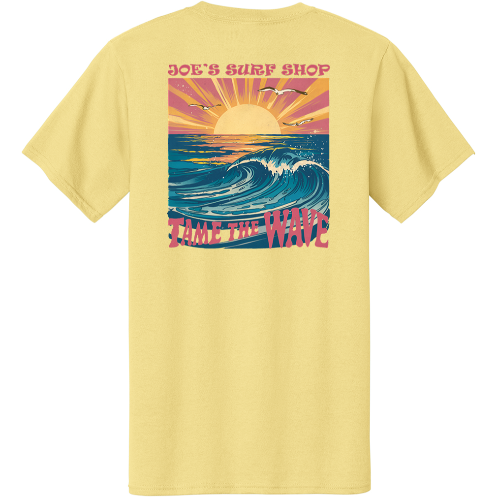 Joe's Surf Shop Tame The Wave Youth T Shirt