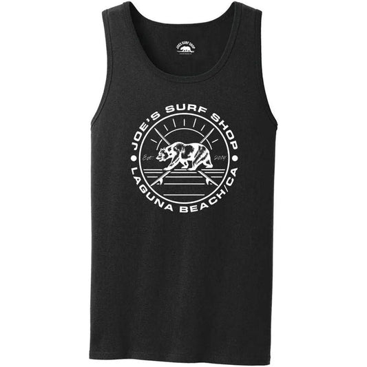 Joe's Surf Shop Vintage Surfing Bear Tank Top