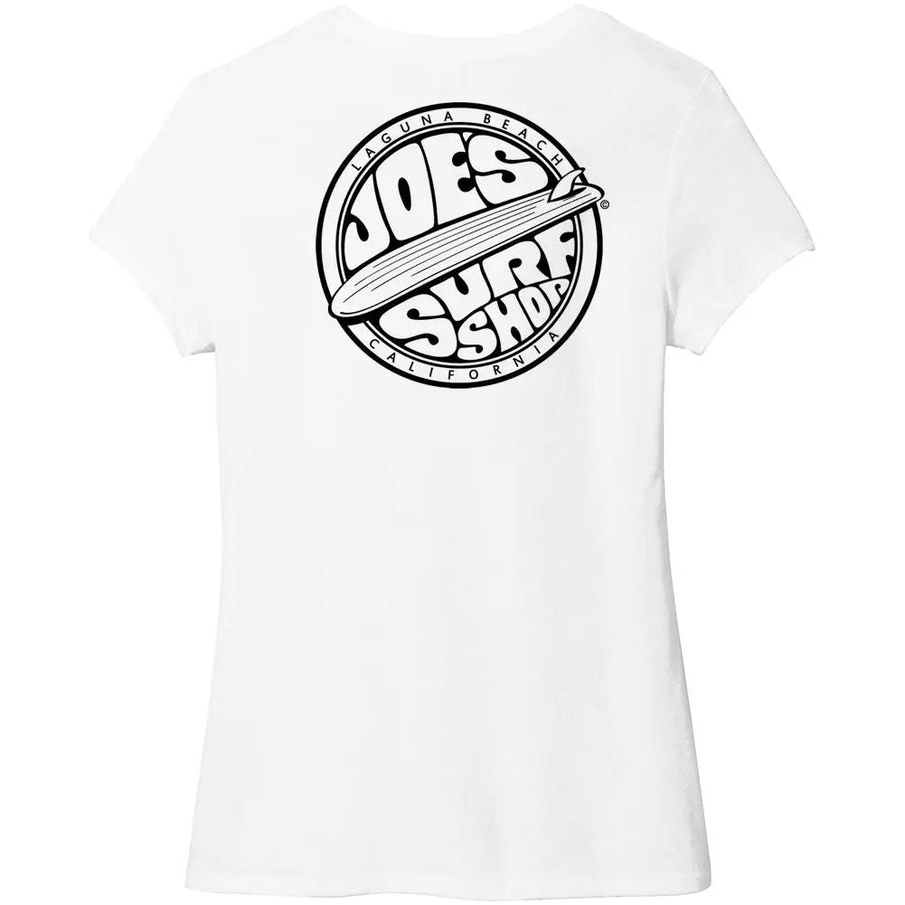 Joe's Surf Shop Women's Fins Up Tri-Blend Tee