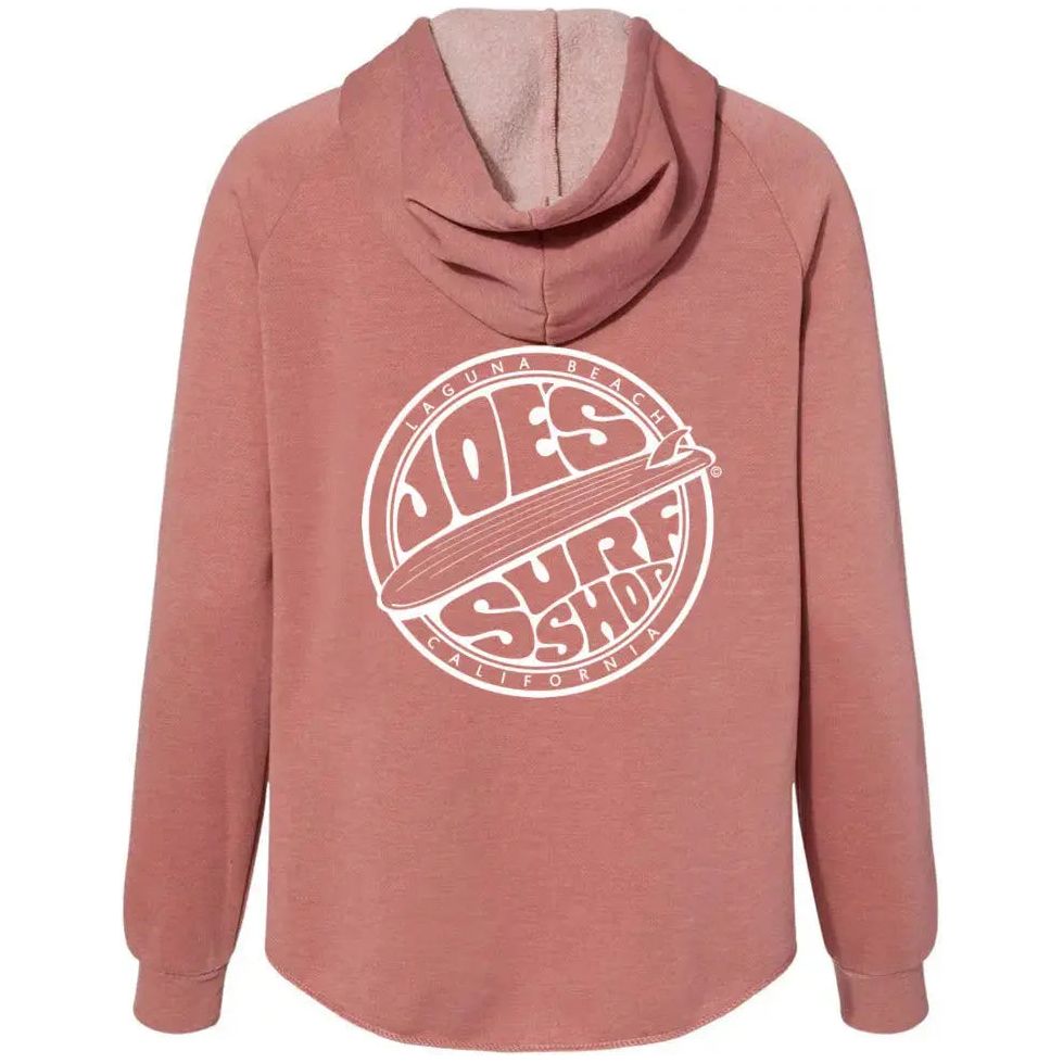 Joe's Surf Shop Fins Up Women's Zip-Up Hoodie