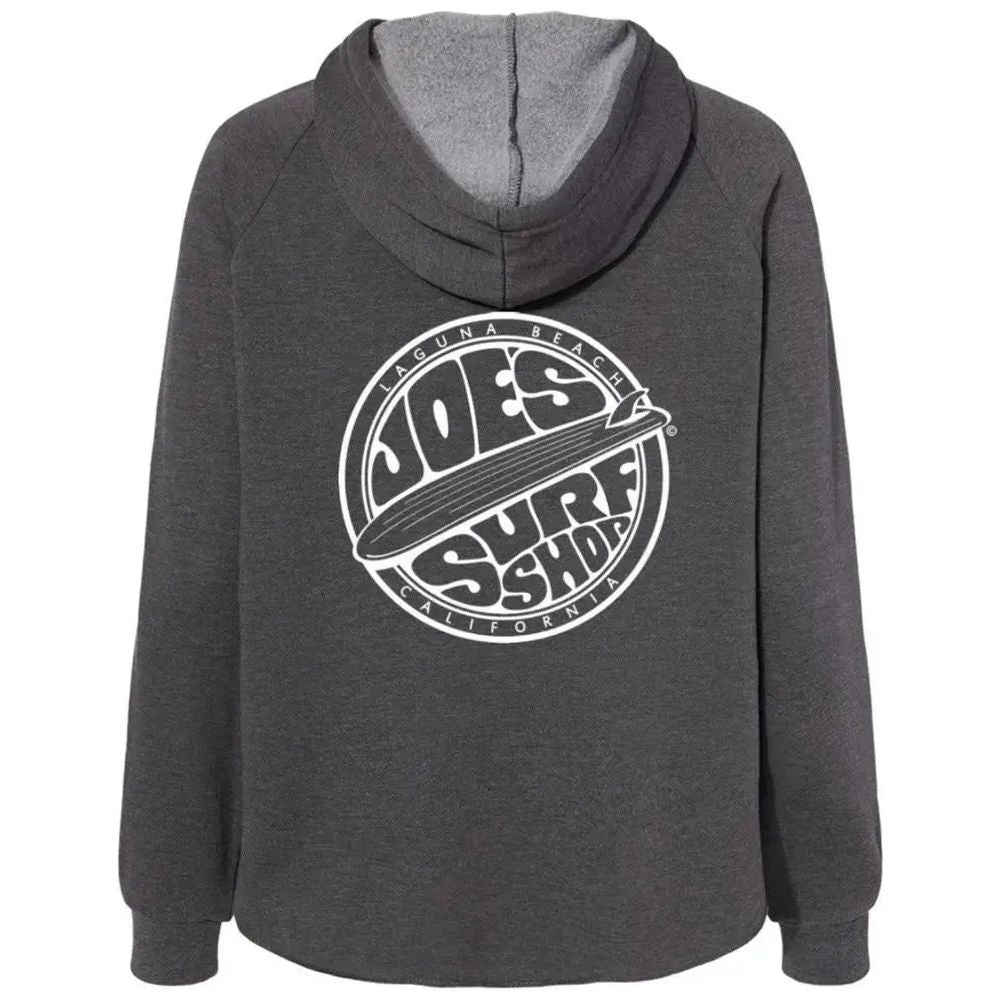 Joe's Surf Shop Fins Up Women's Zip-Up Hoodie