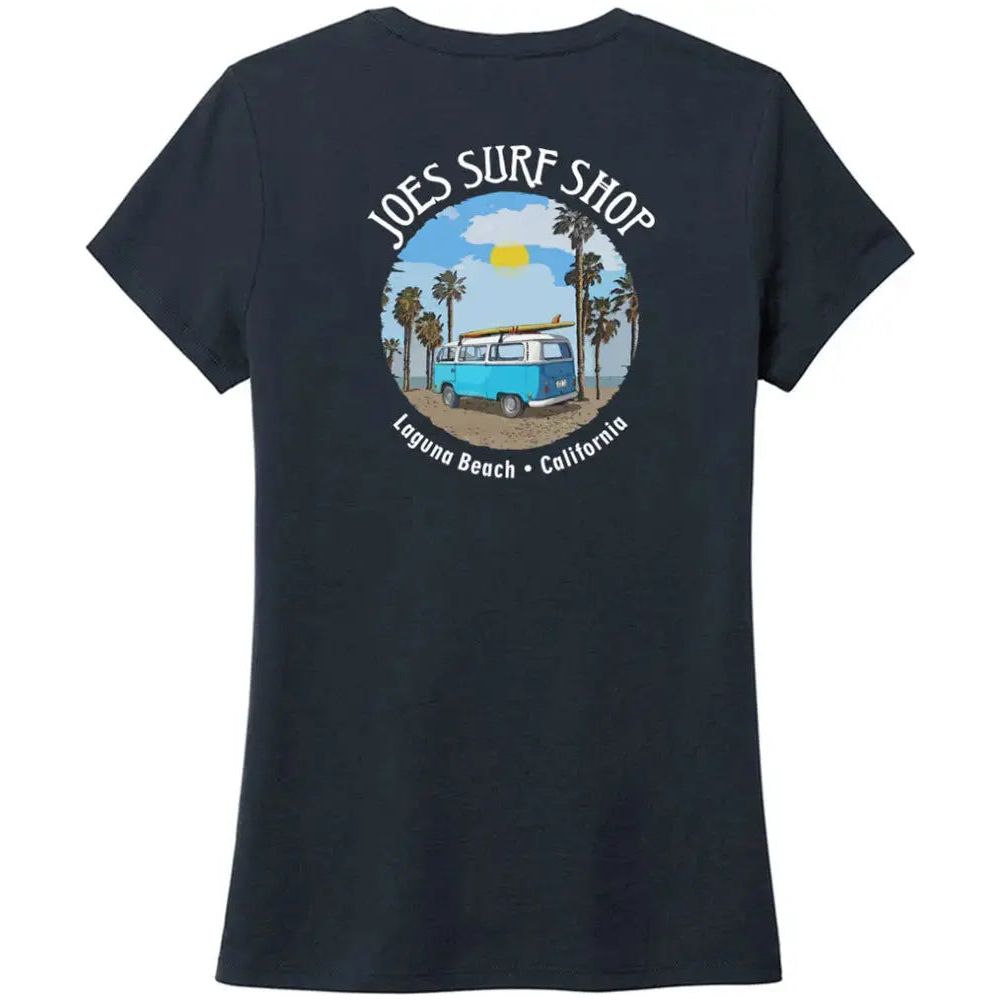 Joe's Surf Shop Women's Surf Bus Tri-Blend Tee