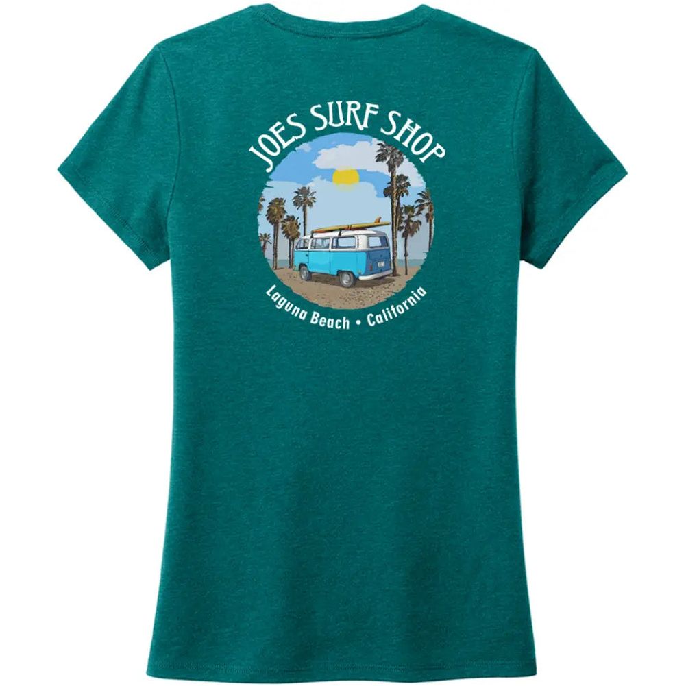 Joe's Surf Shop Women's Surf Bus Tri-Blend Tee