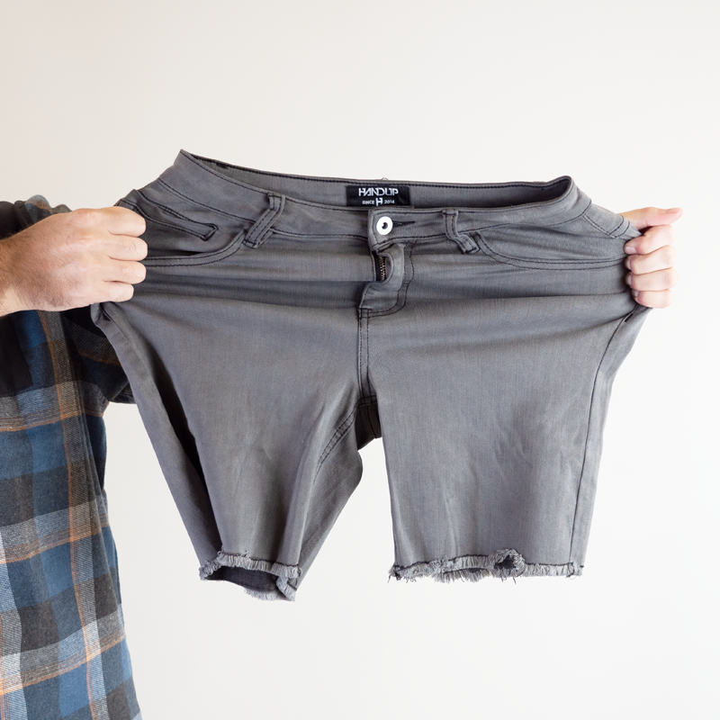 Stretch Jorts - Faded Grey