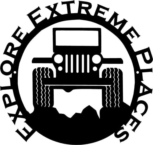 Explore Extreme Places - Off road wall art