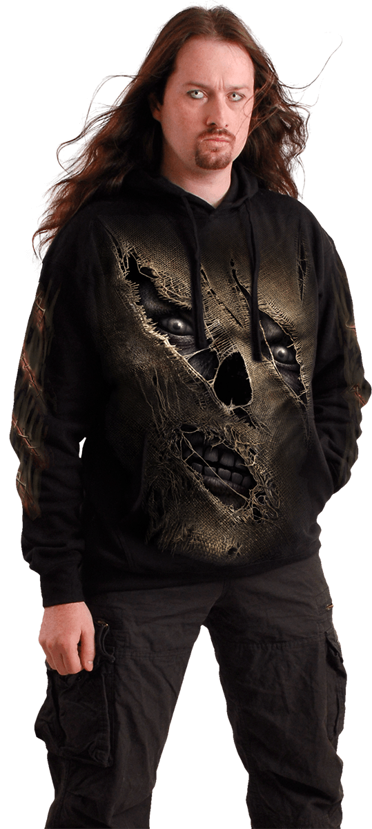 THREAD SCARE - Hoody Black