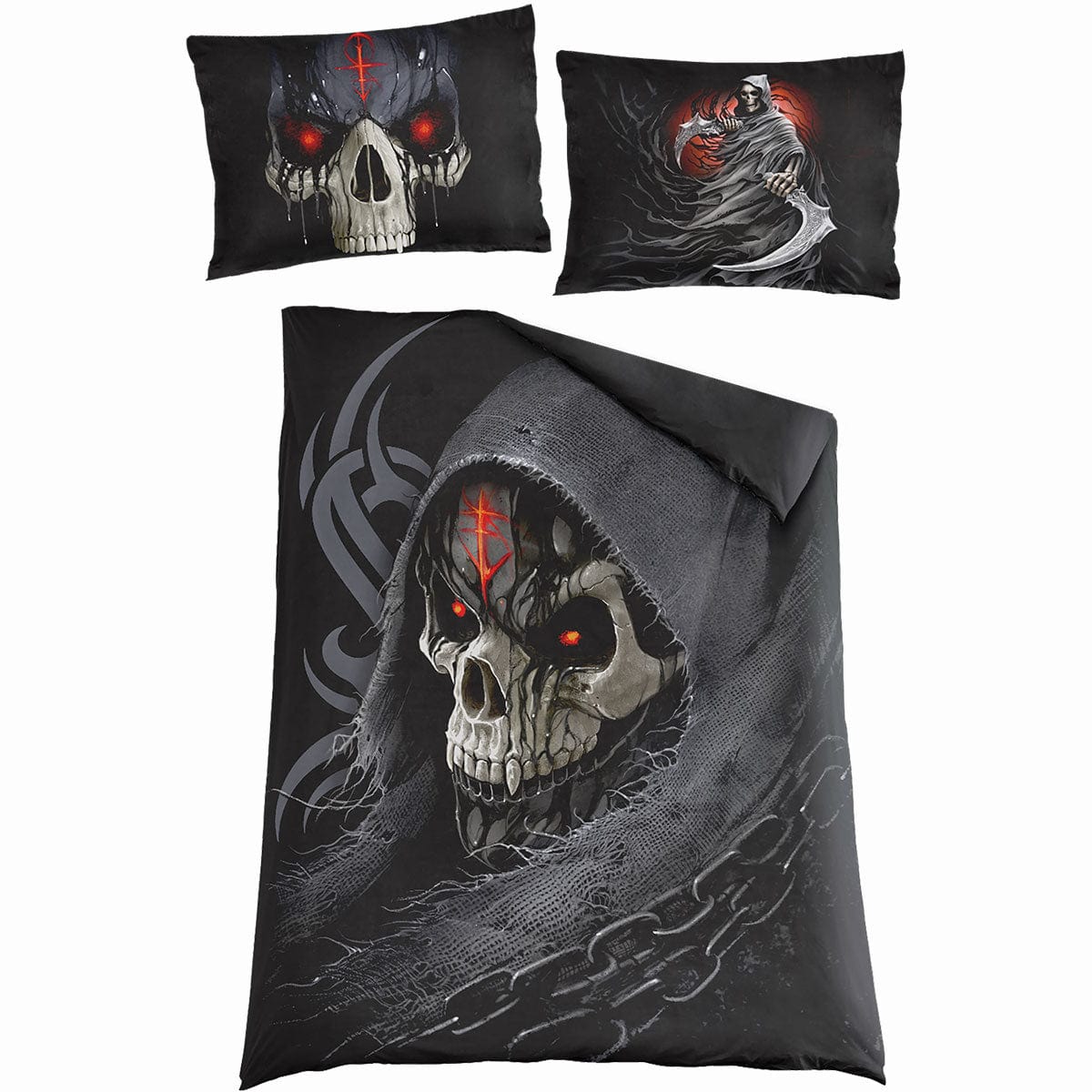 DARK DEATH - Single Duvet Cover + UK And EU Pillow case