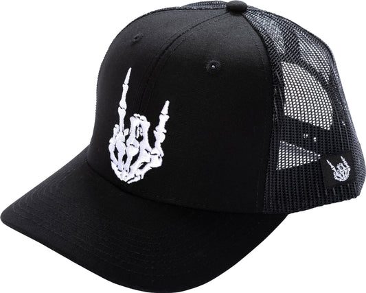 BadFlag Skeleton Hand Trucker Hat