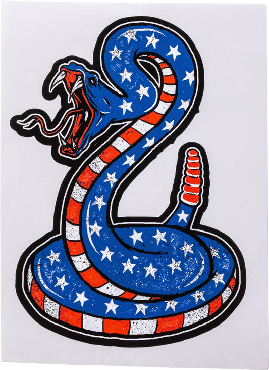 Dont Tread On Me Snake Vinyl Decal