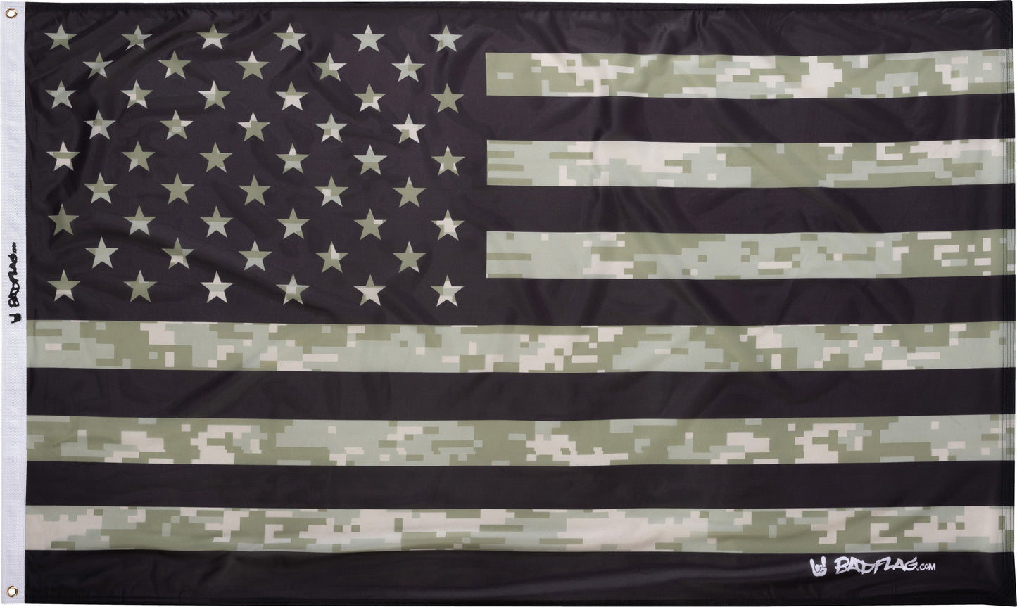 Forest Digital Camo American Flag