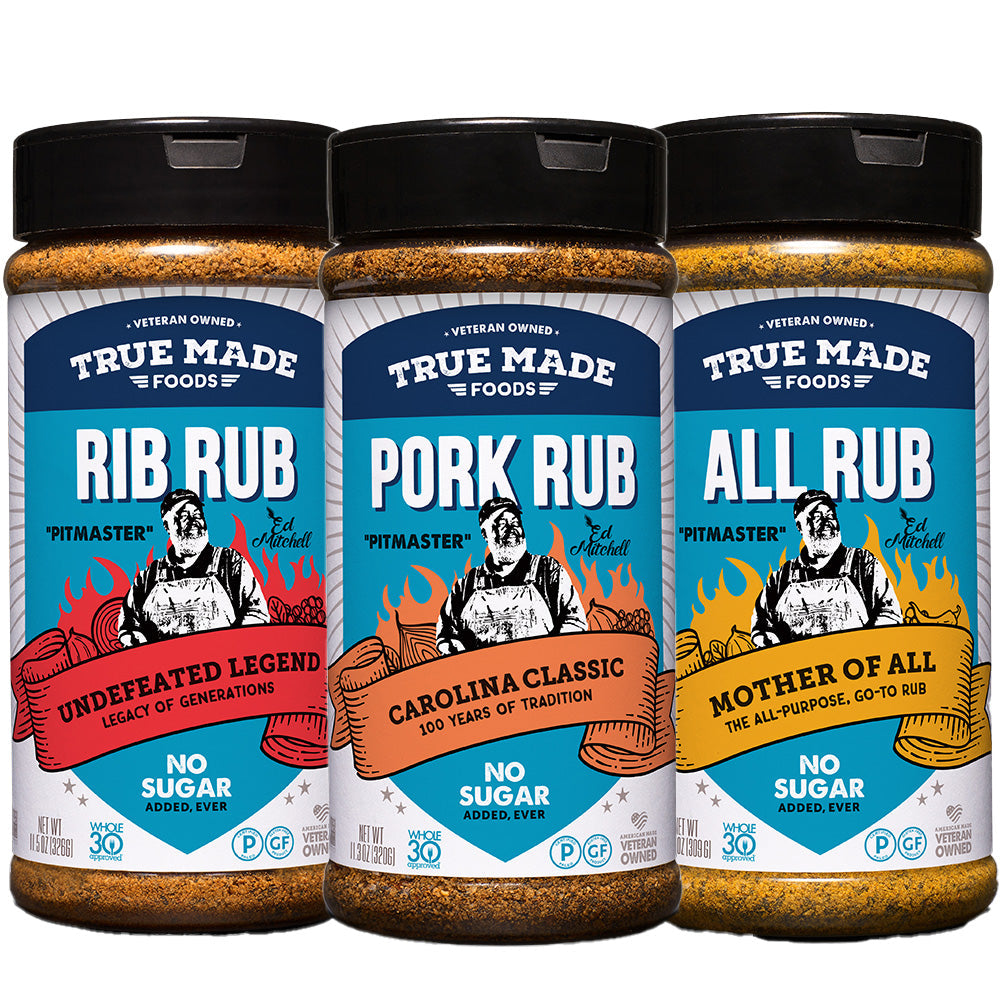 Pitmaster Carolina BBQ Rub Combo Pack from Hall of Fame Pitmaster, Ed Mitchell