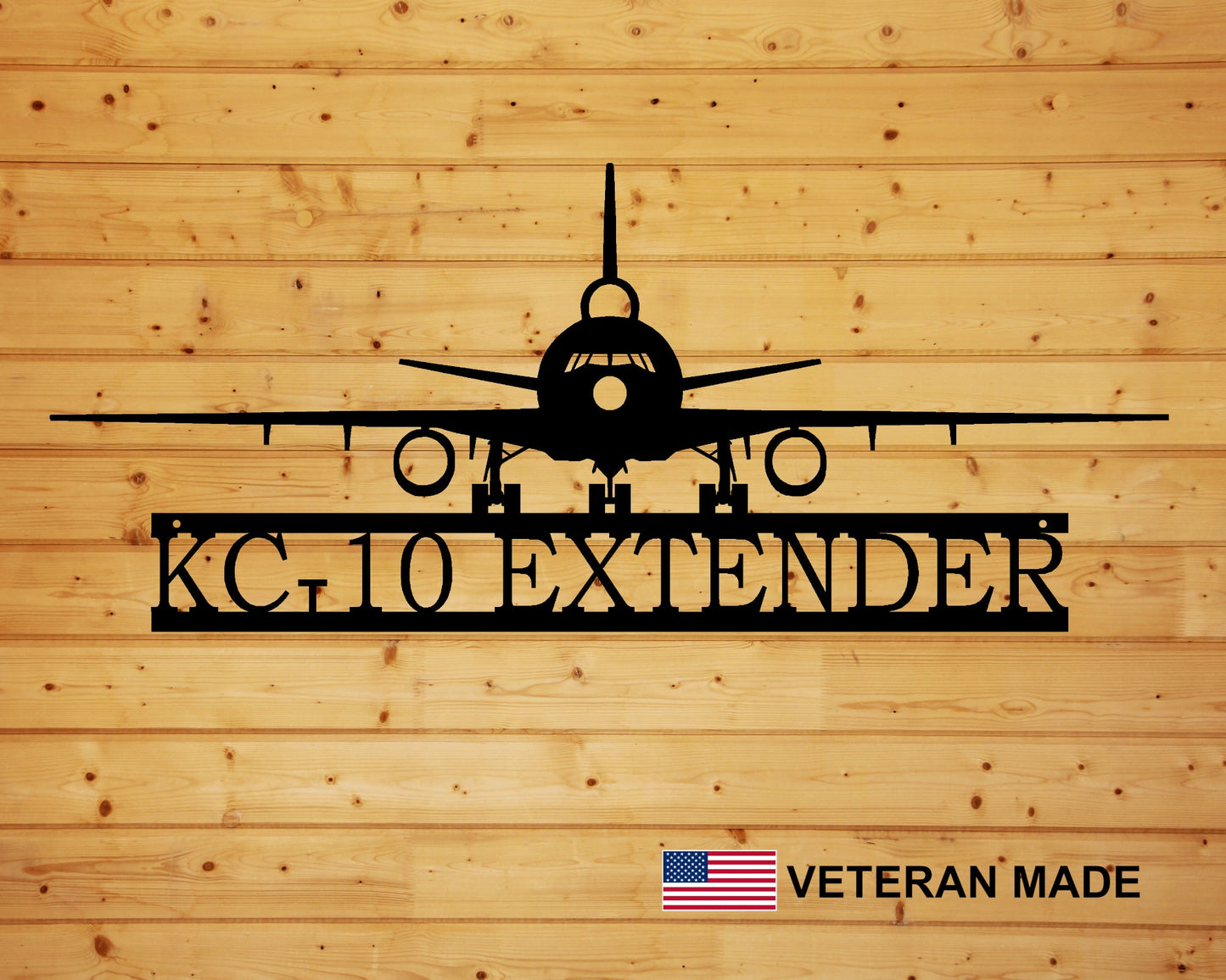 KC-10 Extender Military Aircraft Personalized Metal Sign