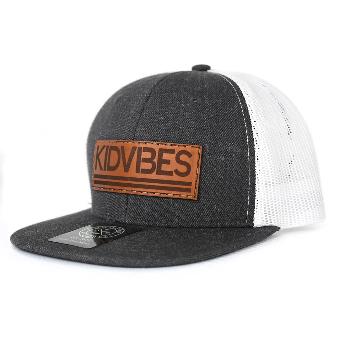 KIDVIBES KIDS SnapBack (Charcoal/White Mesh)