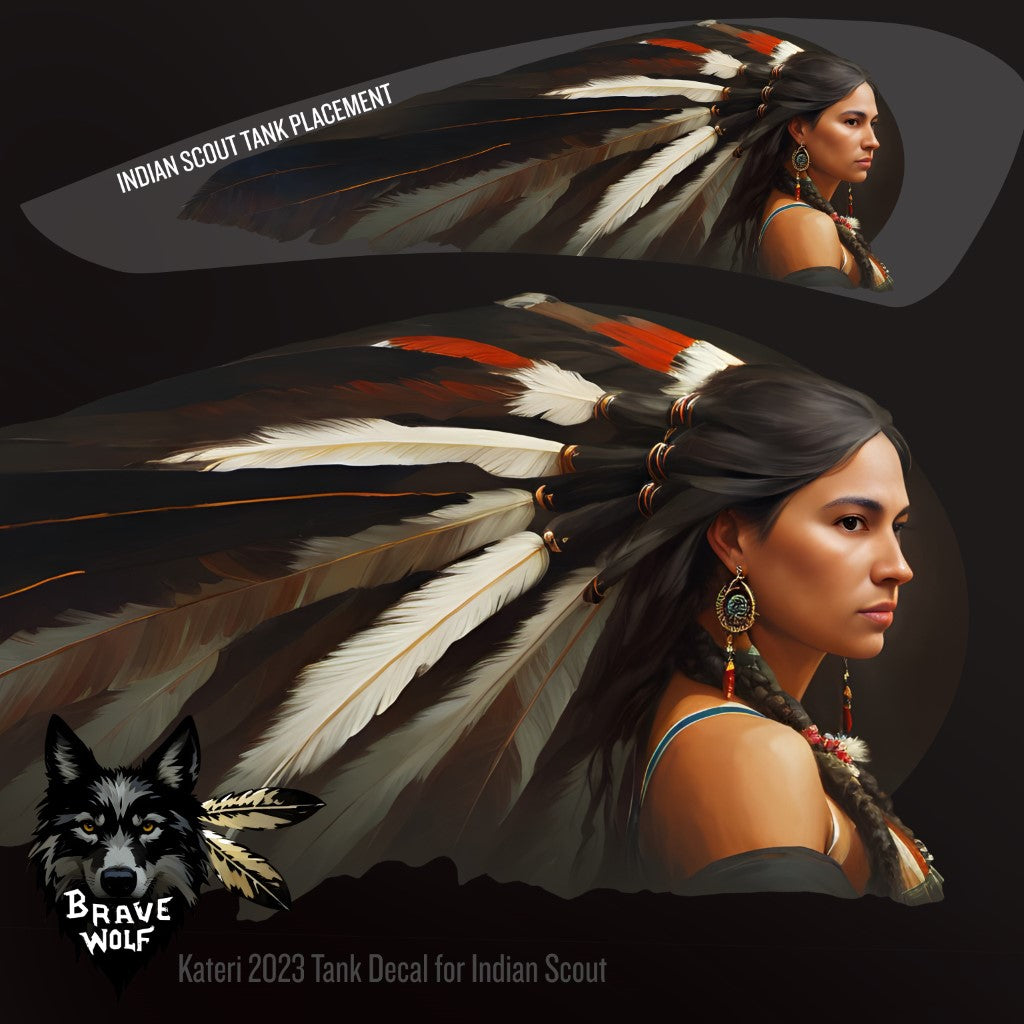 Kateri-2023 - Indian Scout Tank Decal-Color