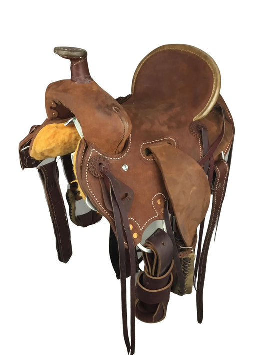 12" Roughout Kids Pony Saddle