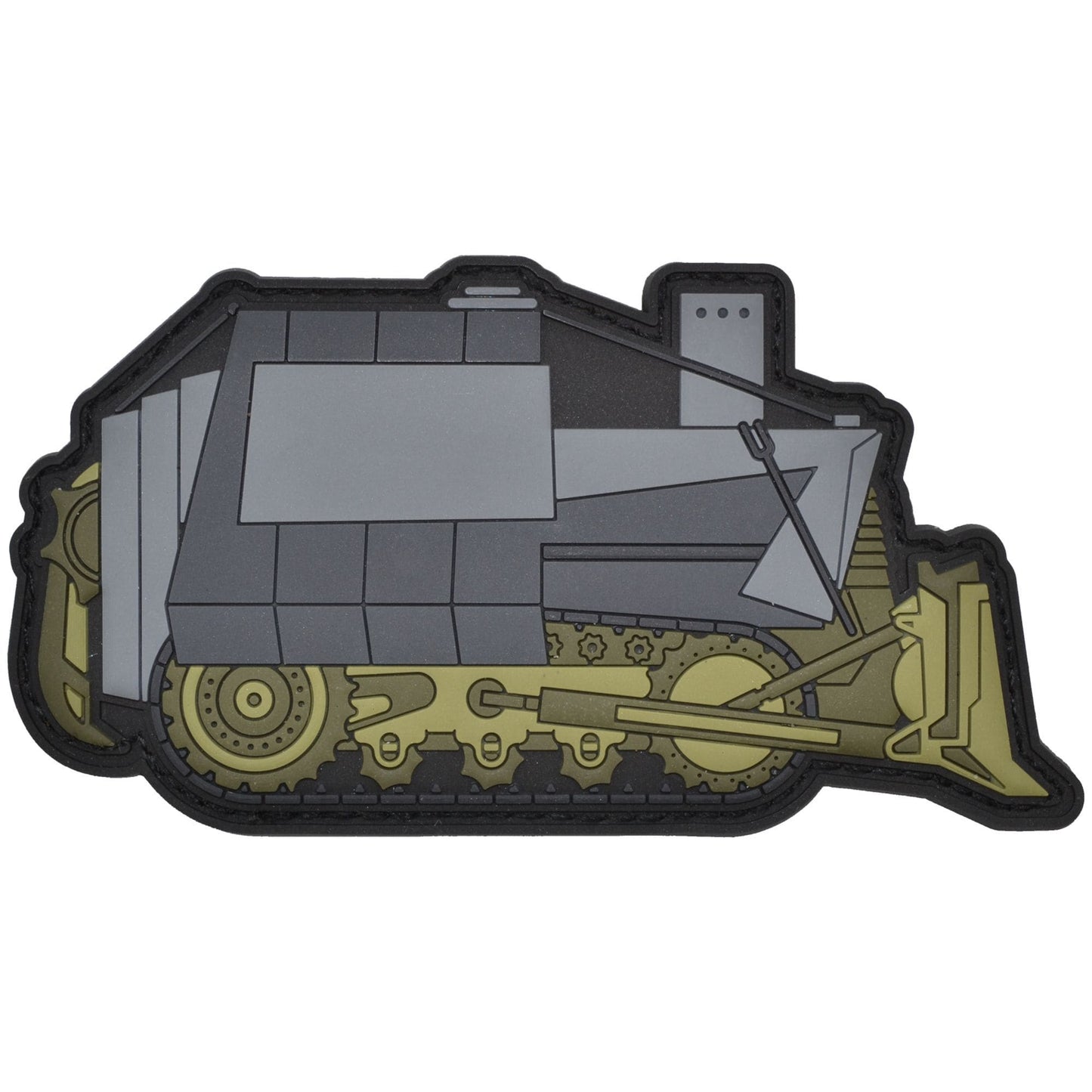 Killdozer PVC Patch - 2x4 inches, Full Color & OD Green: Unreasonable Acts by Reasonable Men