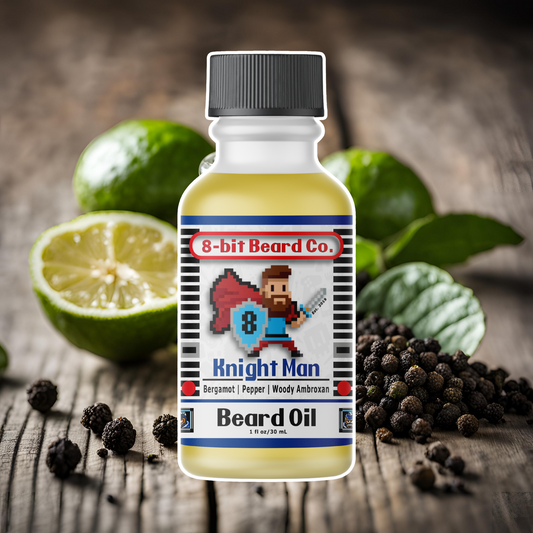 Knight Man | Beard Oil - Bergamot, Pepper, Woodsy