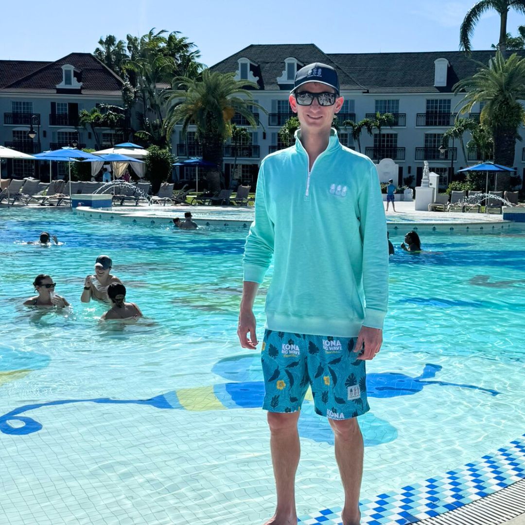 Hawaii Turquoise Quarter Zip