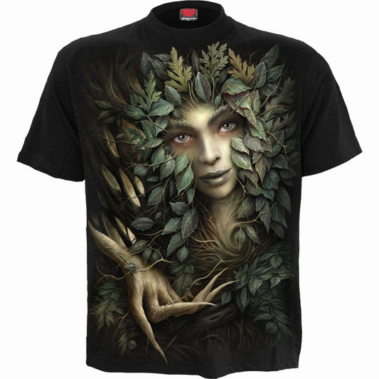 WOODLAND QUEEN - T-Shirt Black